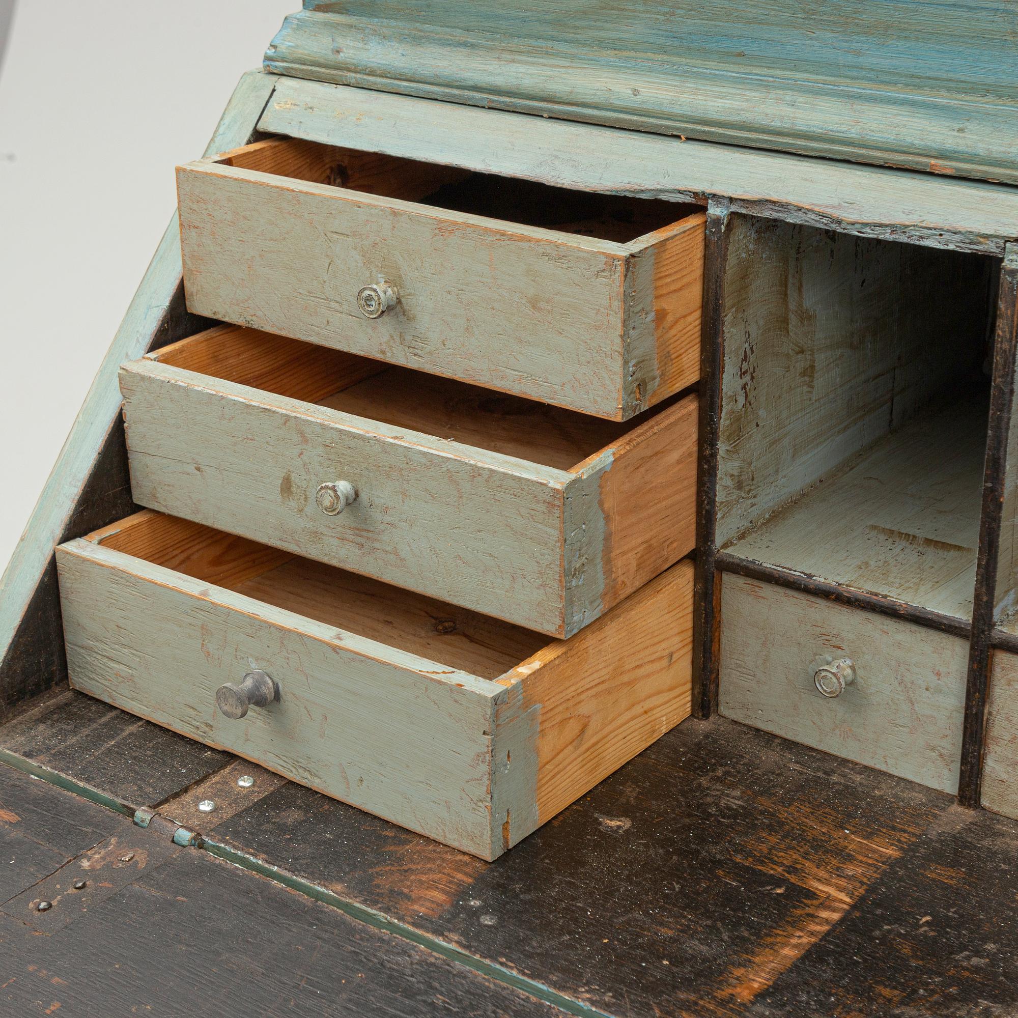 Skrivskåp, 17/1800-tal.