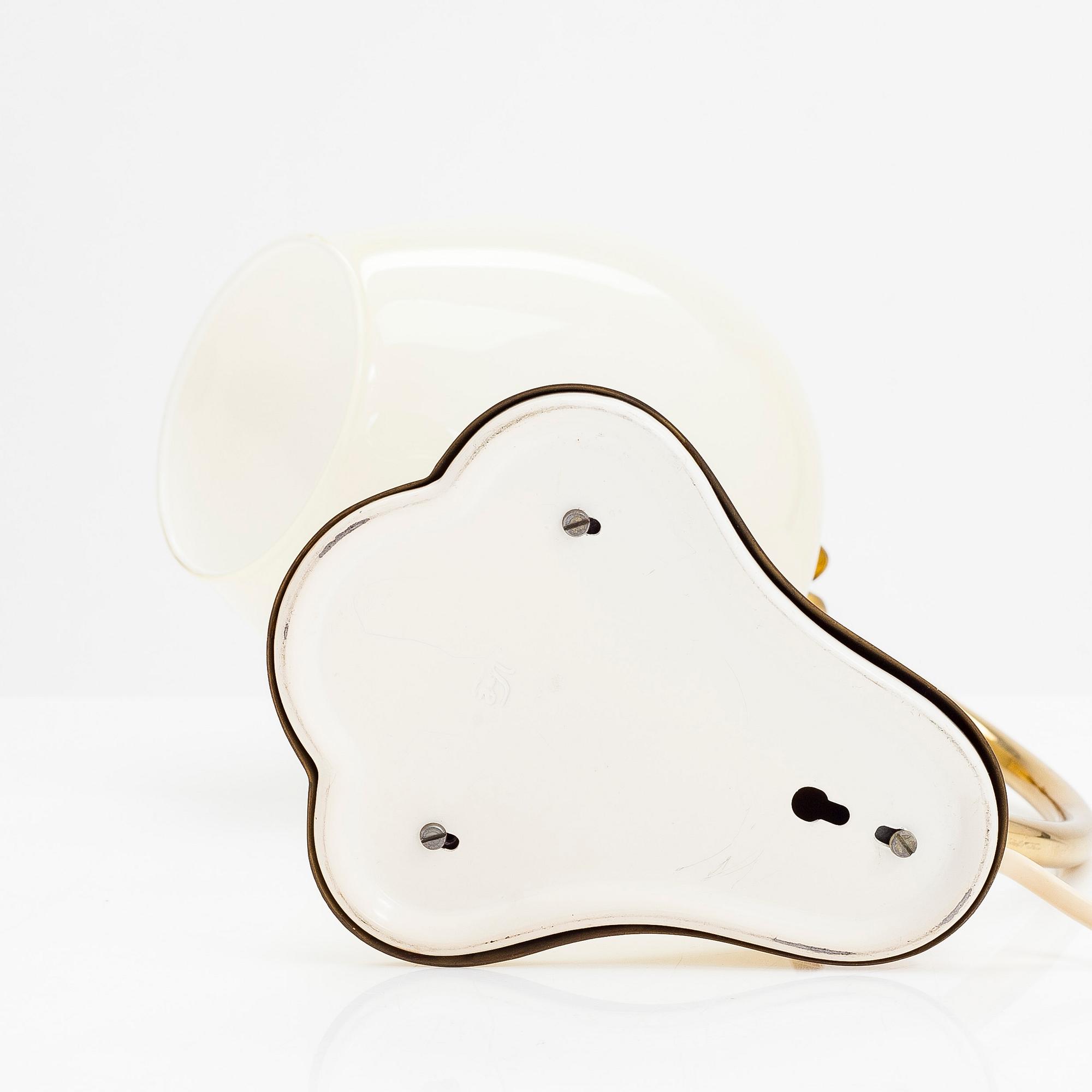 A mid 20th- century table light for Valinte, Finland.