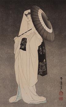 Taniguchi Kokyo, "Spirit of the Heron Maiden".
