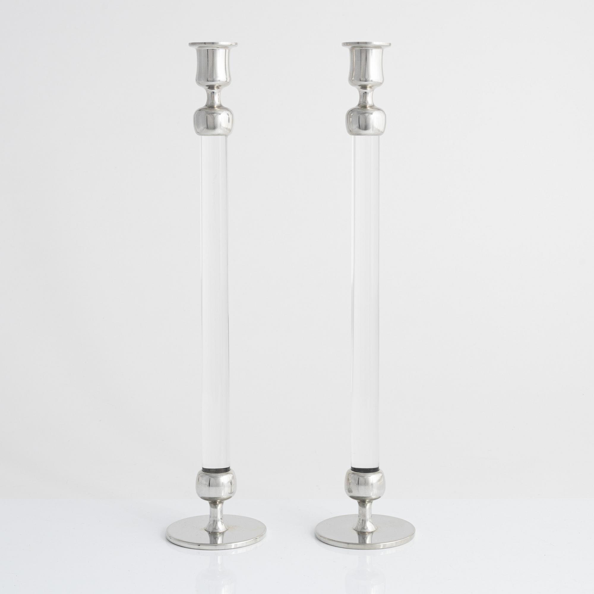 Josef Frank, ljusstakar, ett par, "Pelare", Svenskt Tenn, 2019.