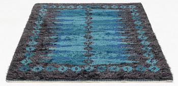 Irma Kronlund, matta, rya, ca 160 x 122 cm, signerad IK KLH.