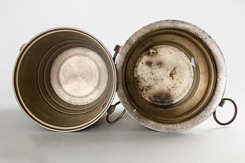 A set of two French champagne coolers first half of the 20th century.