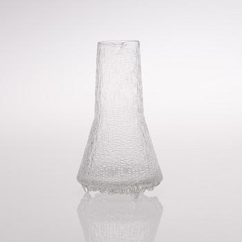 TAPIO WIRKKALA, dricksglas, 12 st samt kanna "Ultima Thule", Iittala, 1970-tal.