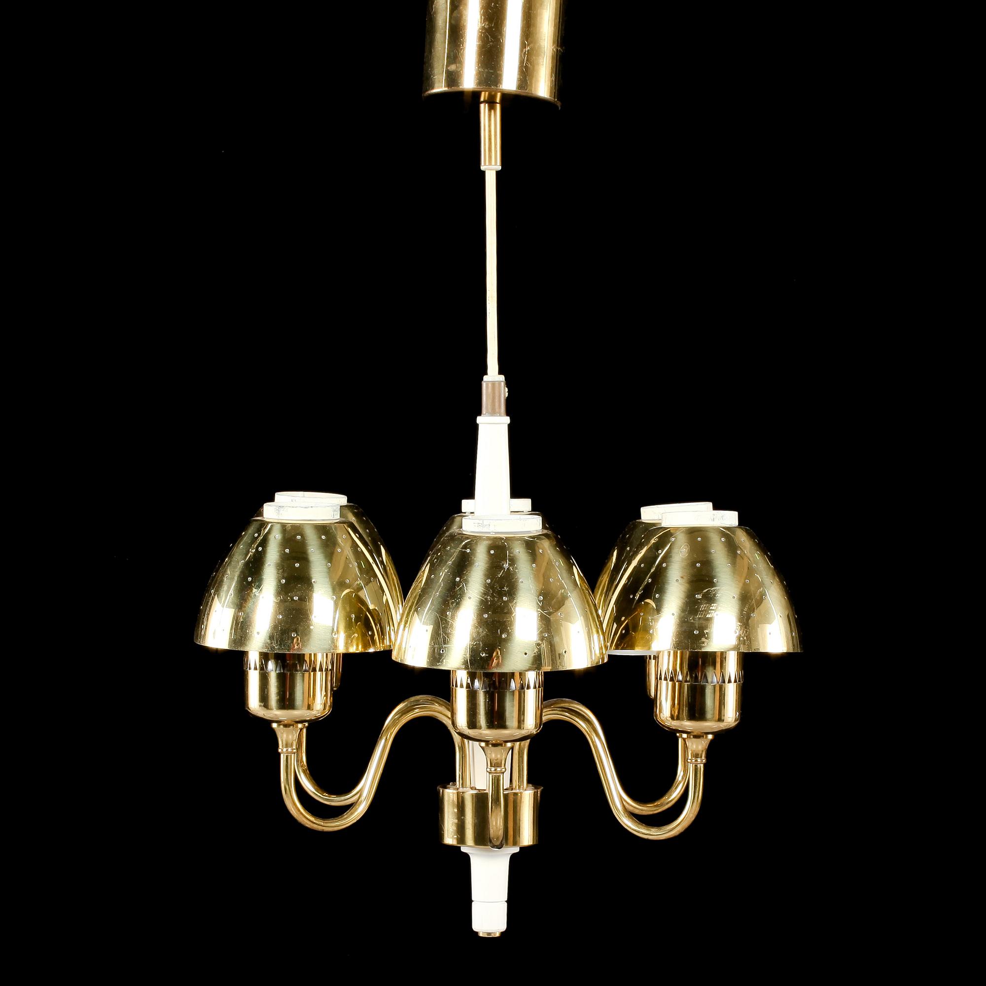 TAKLAMPA, Hans Agne Jakobsson, Markaryd, 1950/60-tal, höjd 75 cm.