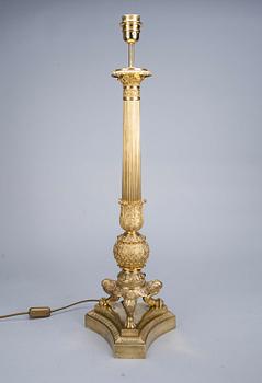 A TABLE LAMP.