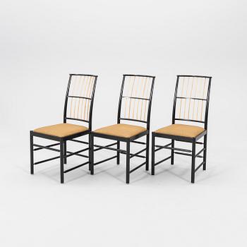 Josef Frank, chairs 6 pcs model no. 2025 for Firma Svenskt tenn 21st century.