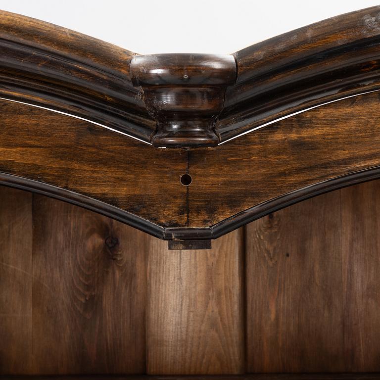 A book cabinet, around 1900.