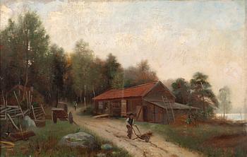 Julia Strömberg, Man med skottkärra.