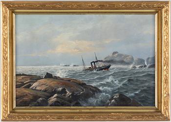 CARL GEORG WALLIN, oil on canvas, signed.