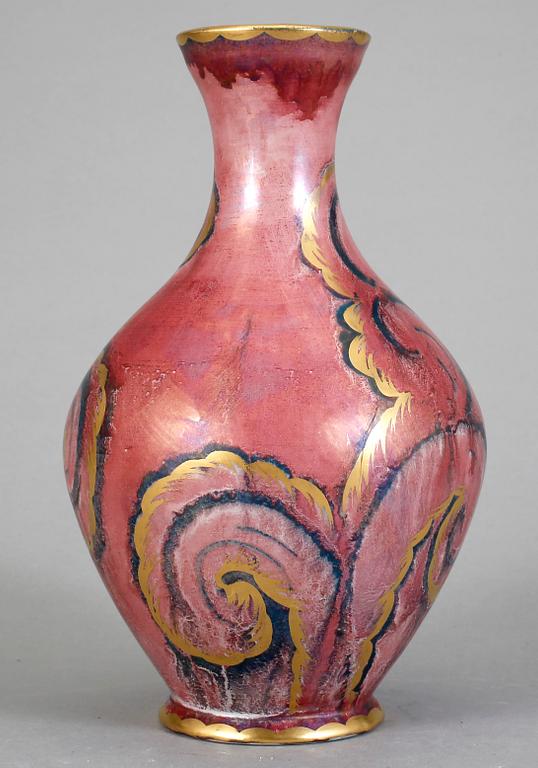 VAS, stengods, jugend, Josef Ekberg, Gustavsberg. 1927.