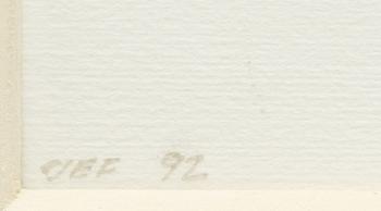 John-E Franzén, Sittande modell.