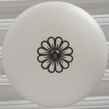 Erik Tidstrand, a rare Swedish Grace ceiling lamp model 25895, Nordiska Kompaniet, Sweden, 1920s.
