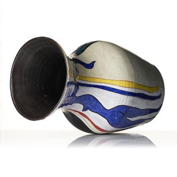 Jean Lurçat, golvvas, glaserat och bemålat lergods, ed. 10/25, Sant Vicens, Perpignan, Frankrike ca 1950.