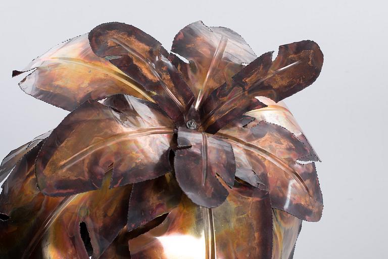 A 1970's ITALIAN PALM TREE LAMP.