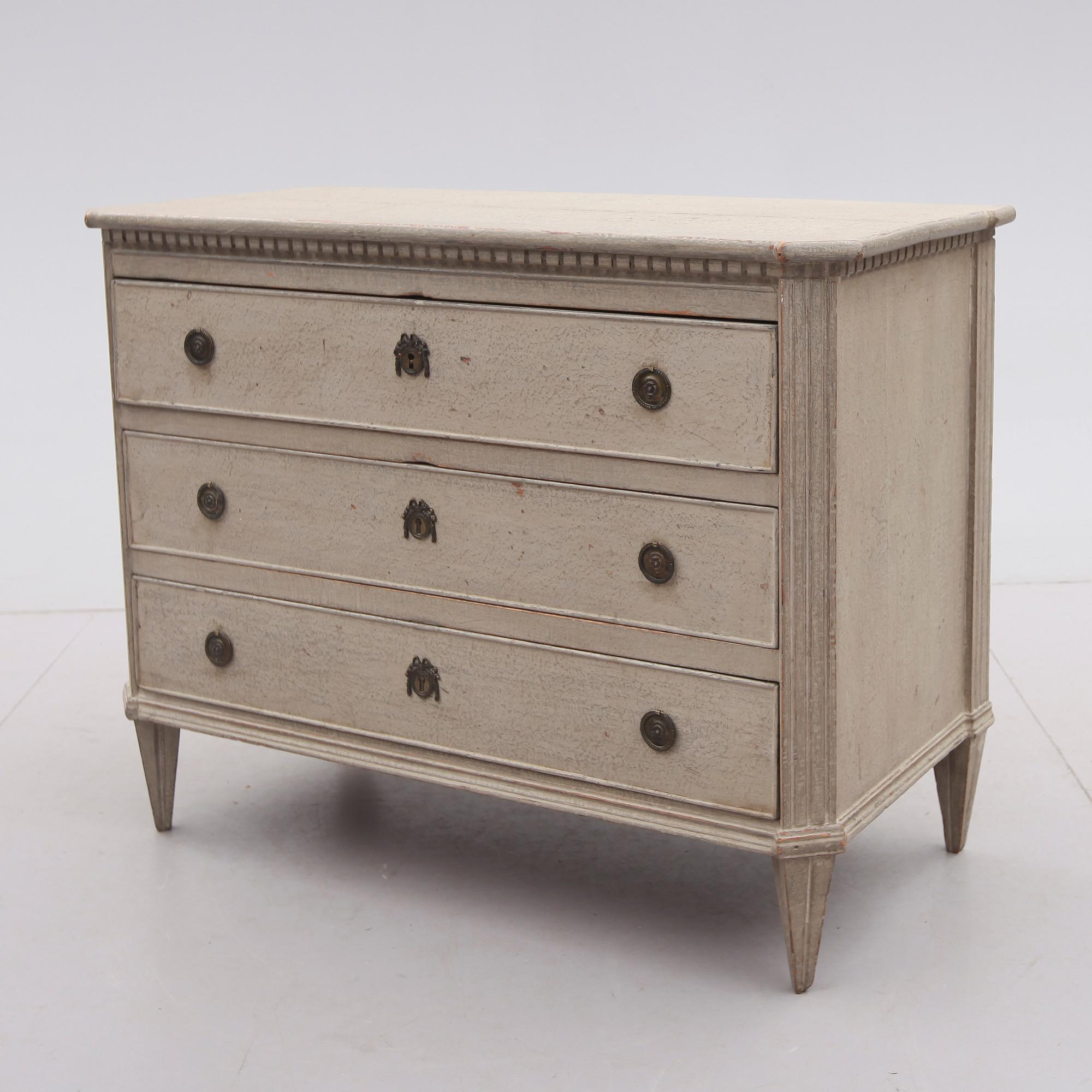 BYRÅ, gustaviansk, 1700-talets slut.