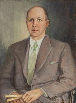 Astrid Kjellberg-Juel, Portrait of the civil engineer Oscar Näswall.