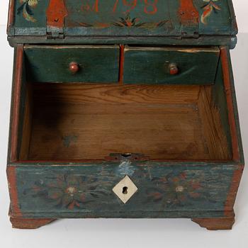 Skrin, allmoge, daterat 1798.
