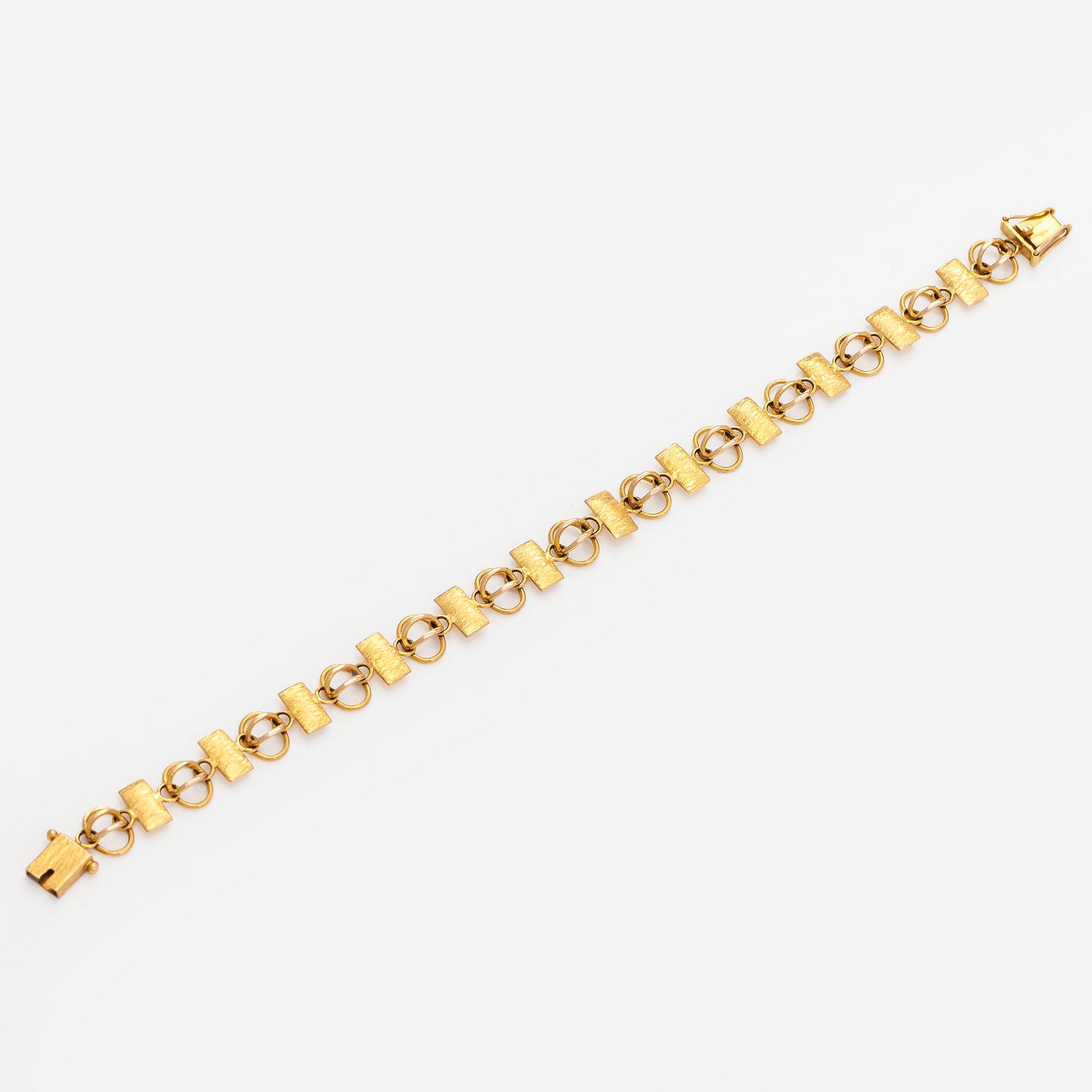 Björn Weckström, bracelet, 14K gold.