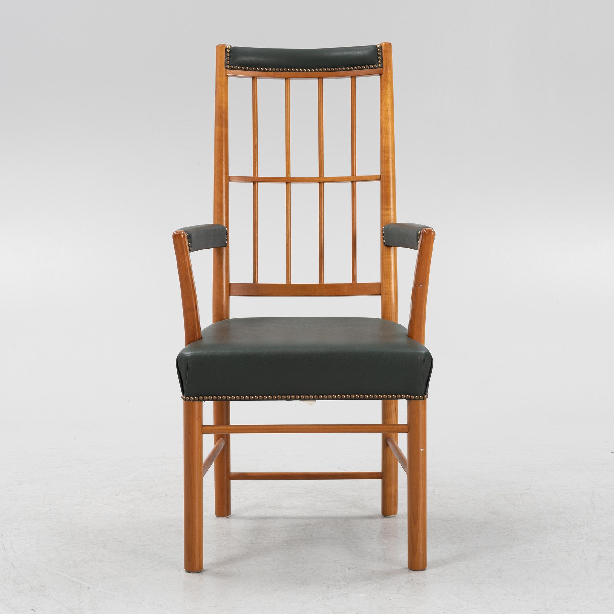 Josef Frank, a model 652 chair, Svenskt Tenn, Sweden.