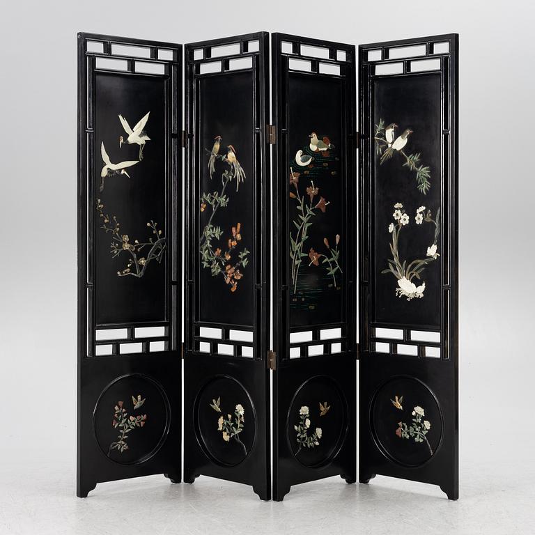 Folding screen, China, 20th Century.