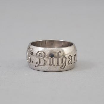 Ring, sterlingsilver, Bulgari "Save the children" 2009.