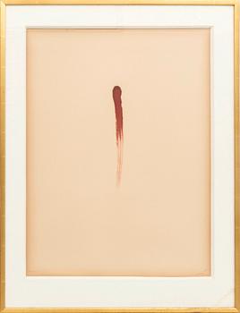 Antoni Tàpies, "En rouge".