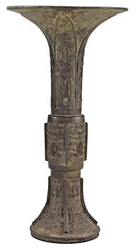 224. VAS, brons. Ming dynastin (1368-1644).