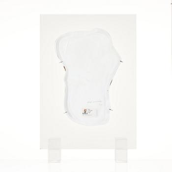 a "Mask B" glass sculpture, Berengo Studio, Murano, Italy, 2000, ed. 4/8.