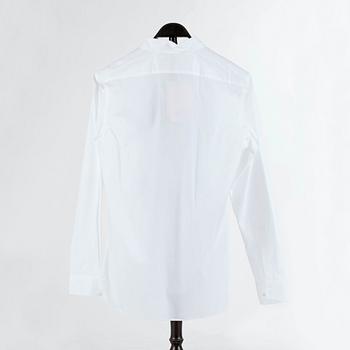 JOHN GALLIANO, a men´s white cotton shirt, size 50.