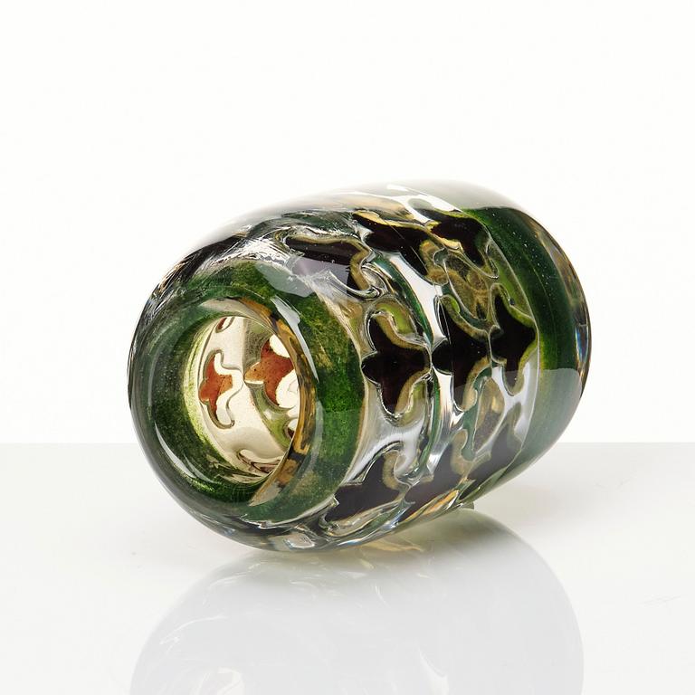 Edvin Öhrström, an 'ariel' glass vase, Orrefors, Sweden probably 1937.