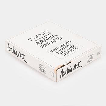 Heljä Liukko-Sundström, a ceramic wall scone, signed Heljä Liukko-Sundström Arabia.