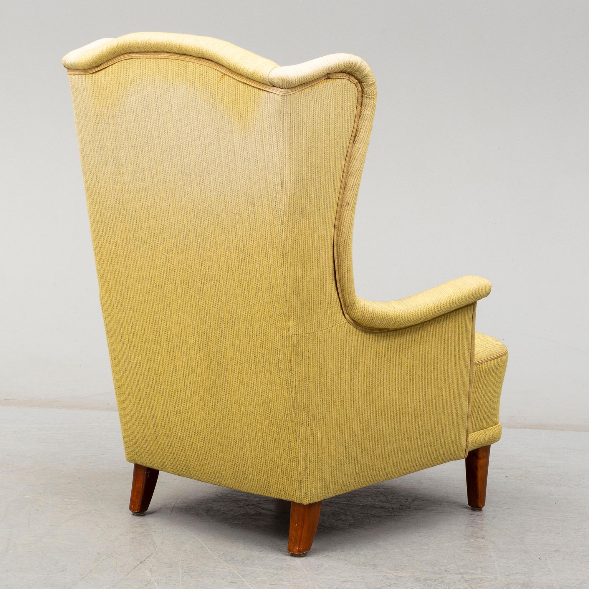 CARL MALMSTEN, an 'Åldermannen' wing chair.