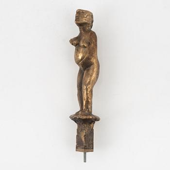 Bror Marklund, skulptur, osignerad, brons, höjd 24 cm.
