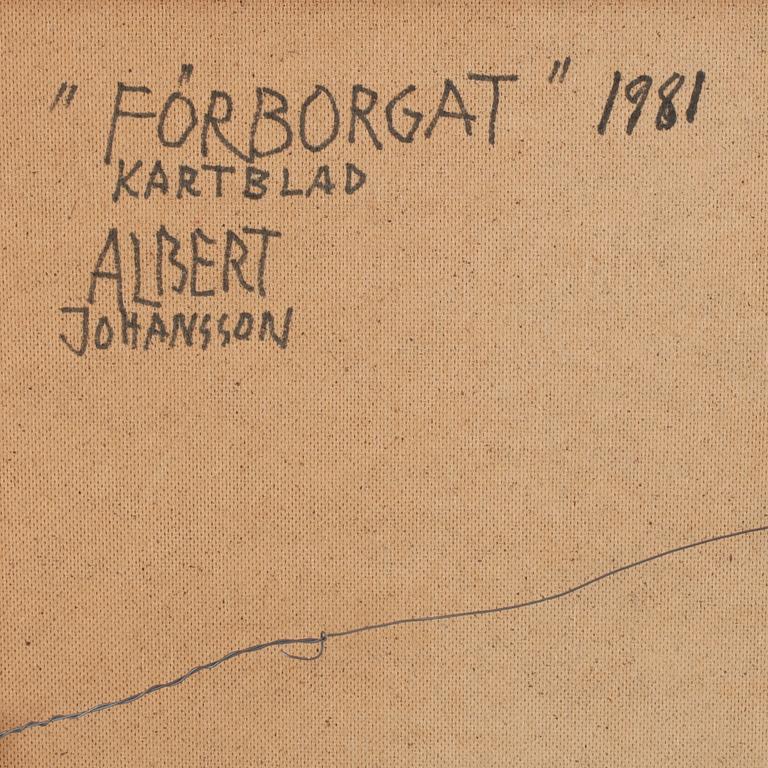 ALBERT JOHANSSON, olja på pannå, sign o dat à tergo.