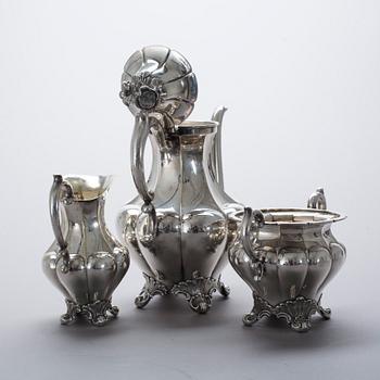 KAFFESERVIS, rokokostil, CG Hallberg NS, 1900-talets första hälft.