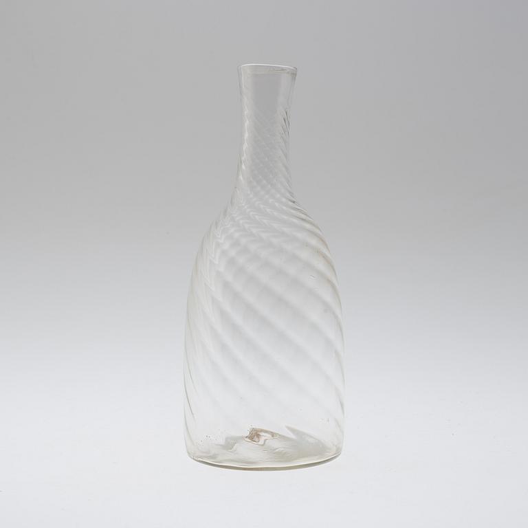 A 19th century glass caraffe.