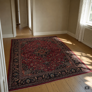 Rug, Meshed, 383 x 294 cm.