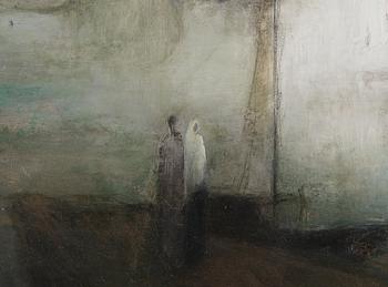 Elvi Maarni, Two Figures on the Jetty.