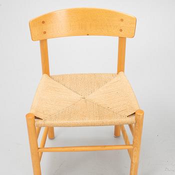 Børge Mogensen, chairs, 4 pcs, "J39", Denmark, second half of the 20th century.