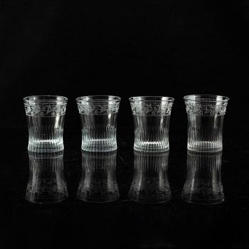 A set of 15 water glasses, 18/19th Century.