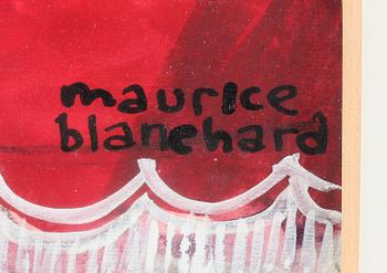 MAURICE BLANCHARD, gouache, signerad.