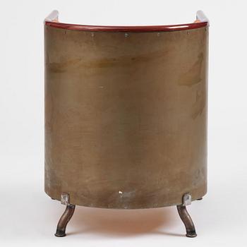 Mats Theselius, a "Järn/Moccafåtöljen" armchair, ed. 157/360, Källemo, Värnamo, post 1994.