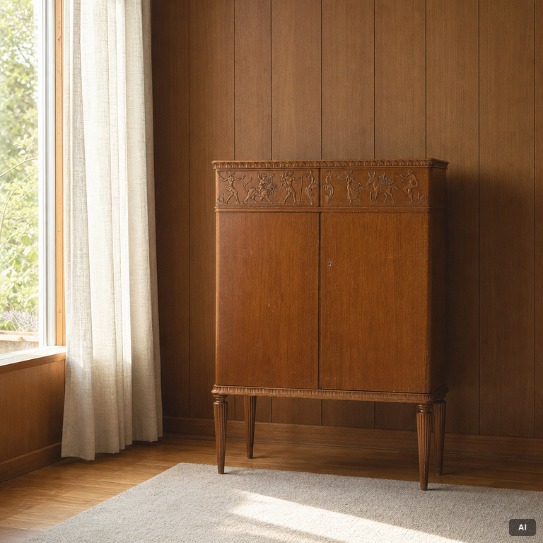 A cabinet, around the mid-20th century.