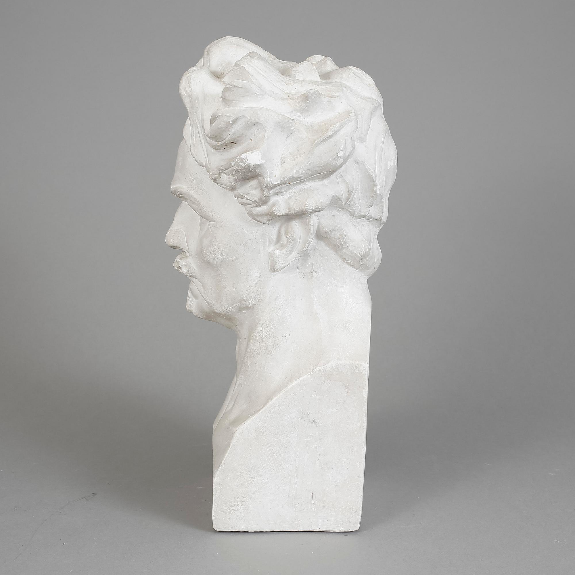 Skulptur, gips, ej signerad.