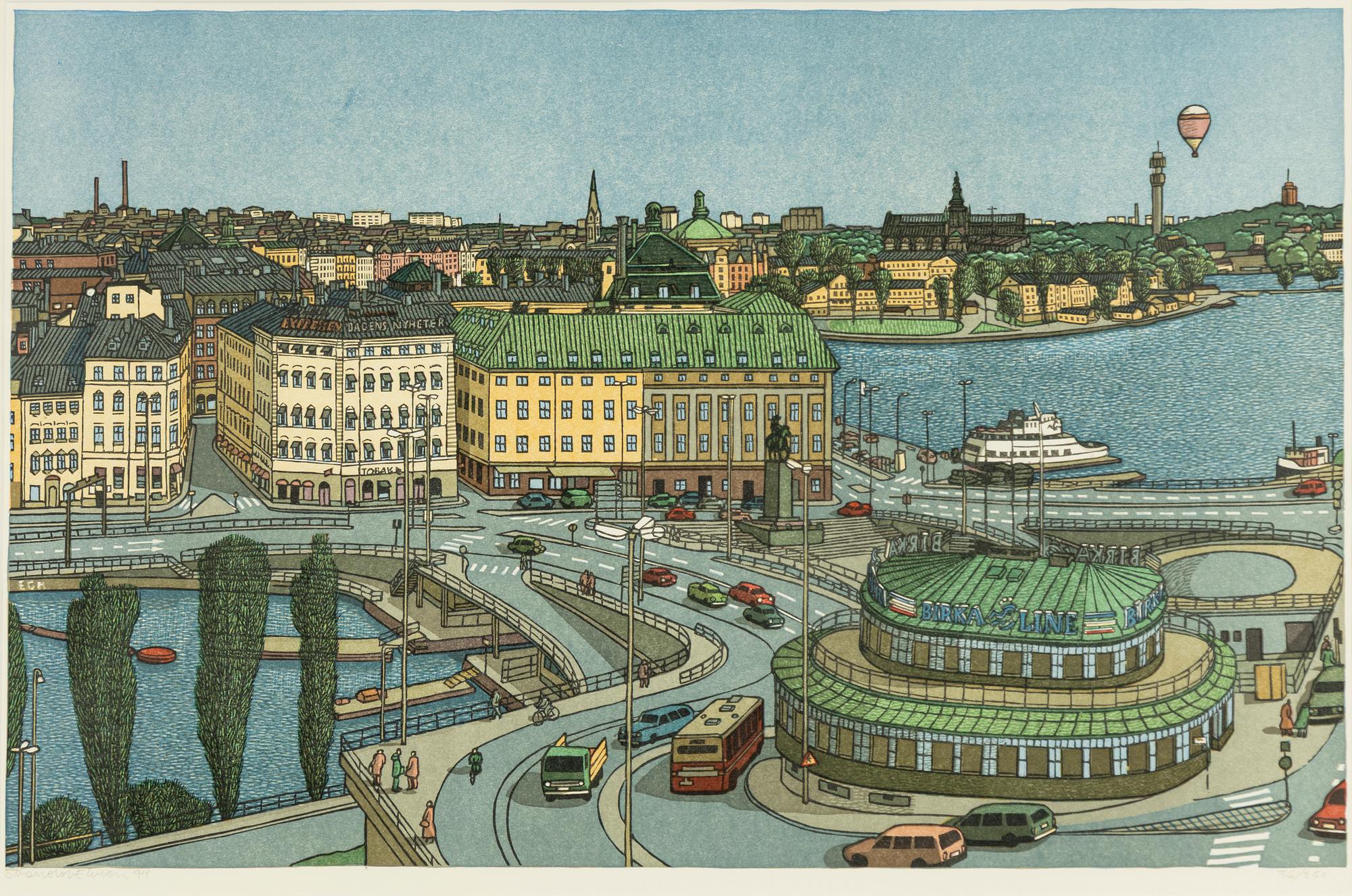 Svenolov Ehrén, Slussen.