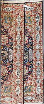 MATTA, semiantik/old Kirman figural, ca 258x170 cm.