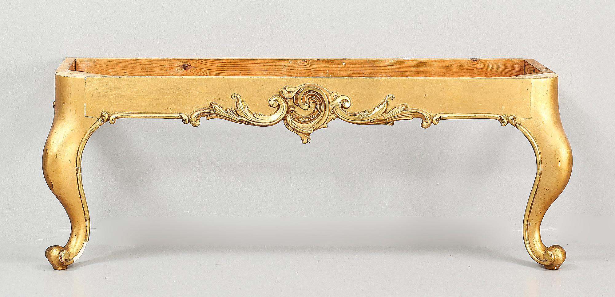 SPEGEL SAMT KONSOLBORD, nyrokoko, 1800-talets andra hälft.