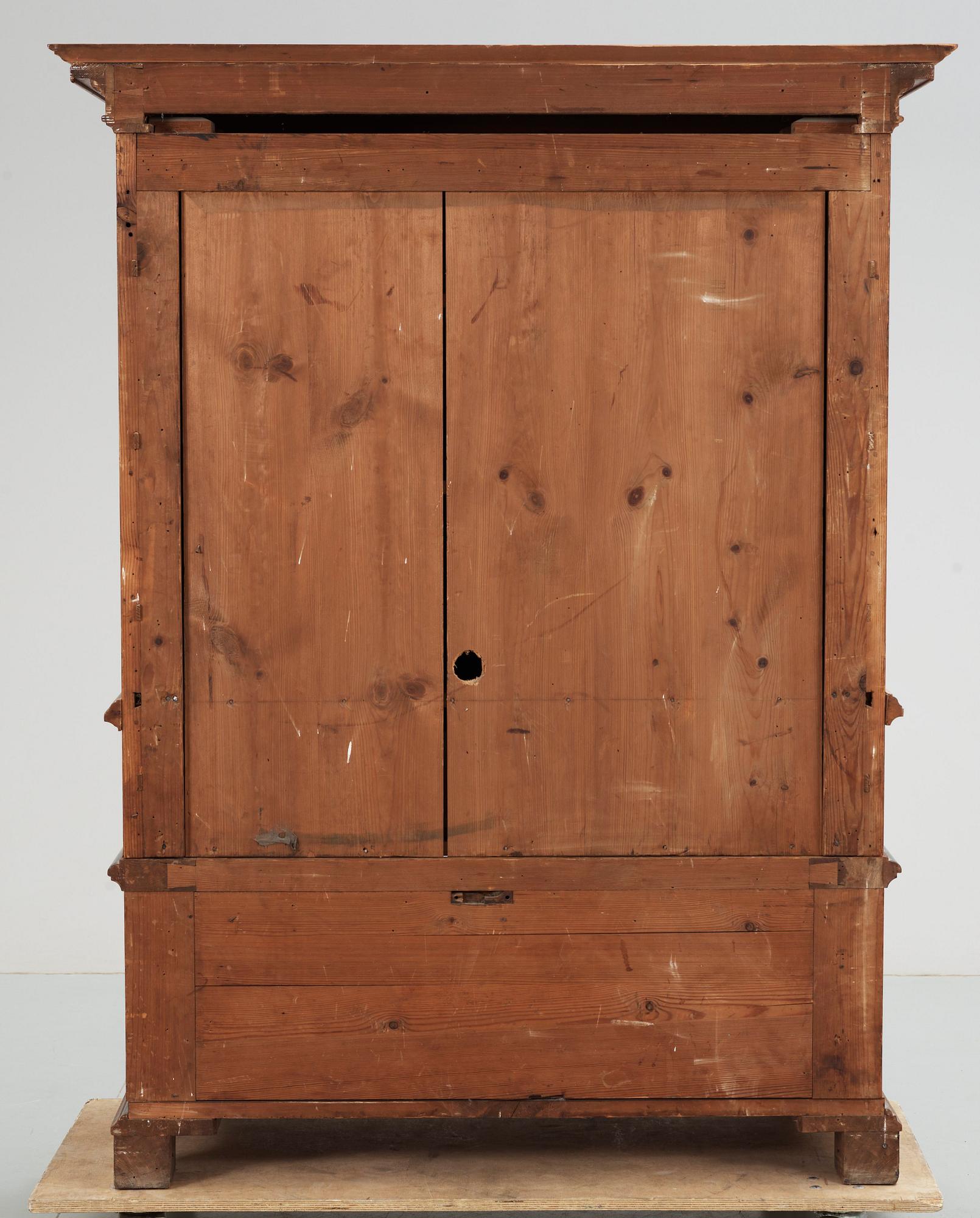 SKÅP, barockstil, 1800-tal.