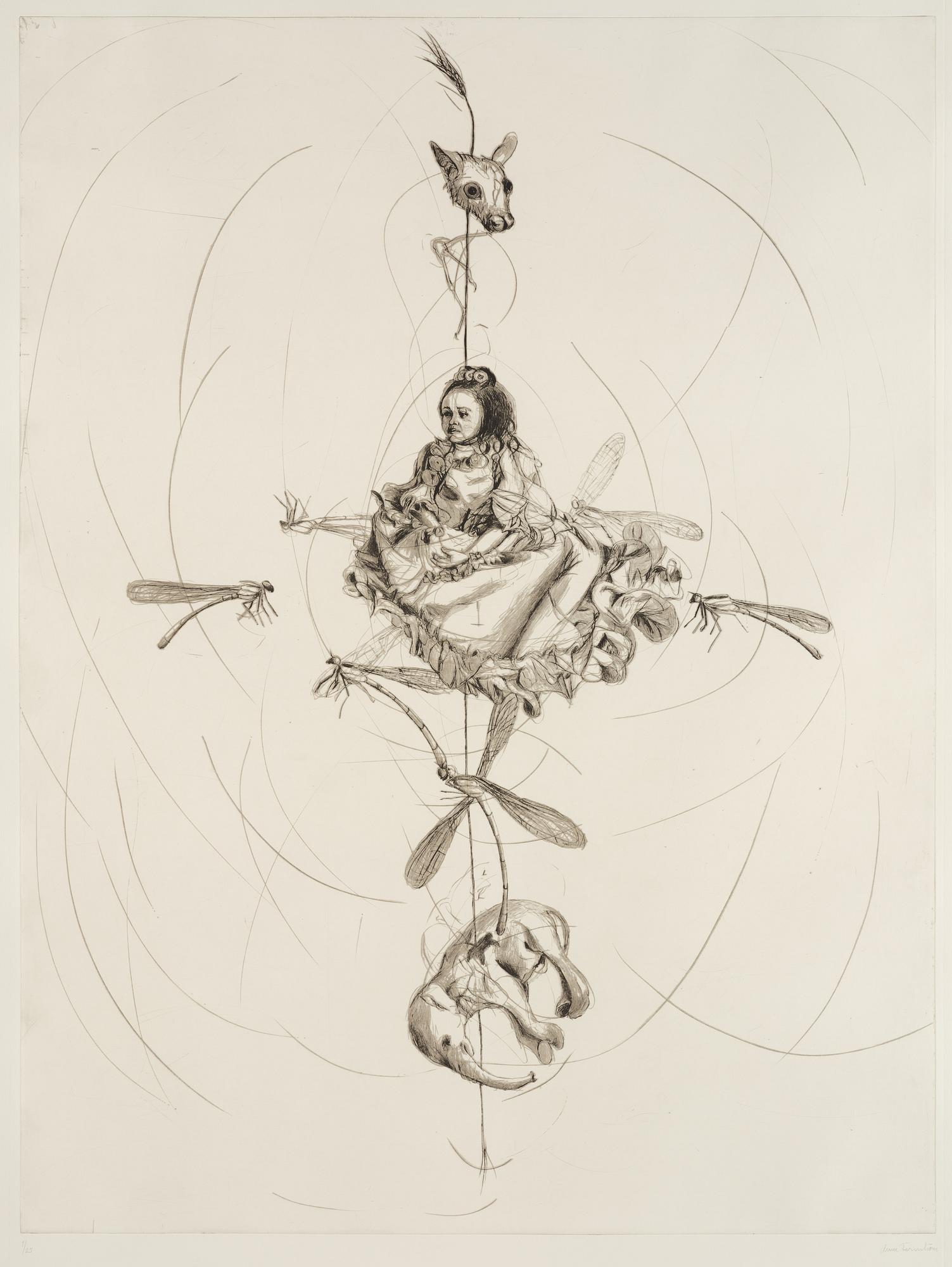 Linn Fernström, Girl in a bird's nest.