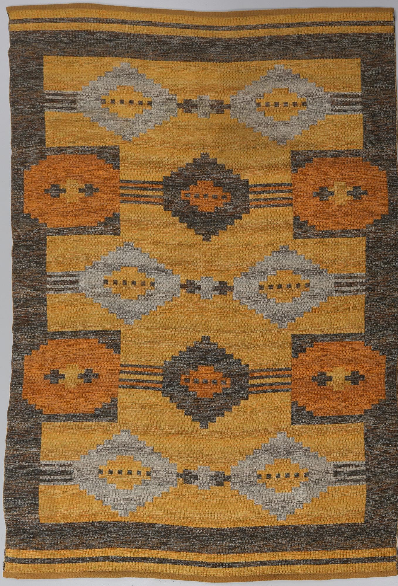 MATTA, dubbelväv, 236 x 156 cm, 1900-talets andra hälft.
